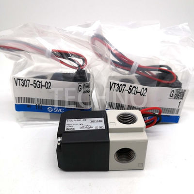 VT307V-5G1-02 SMC صمامات الكهربائية الصمامات الكهرومغناطيسية SS316 شهادة CE