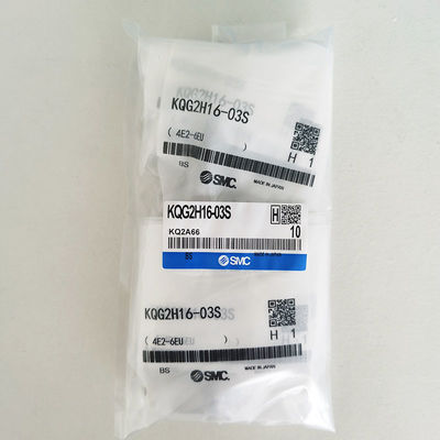 SMC المضغوط KQG2H16-00 المرفق المستقيم SUS312 0-1Mpa