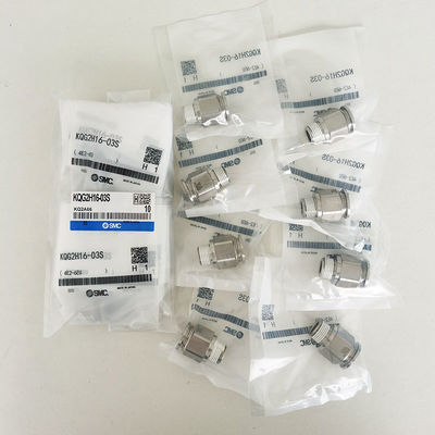 SMC المضغوط KQG2H16-00 المرفق المستقيم SUS312 0-1Mpa