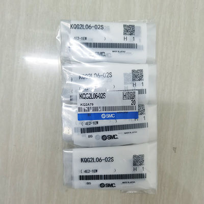 SMC KQG2L06-02S إصلاح الكوع الذكور لأنبوب 6mm، 1/8R PORT