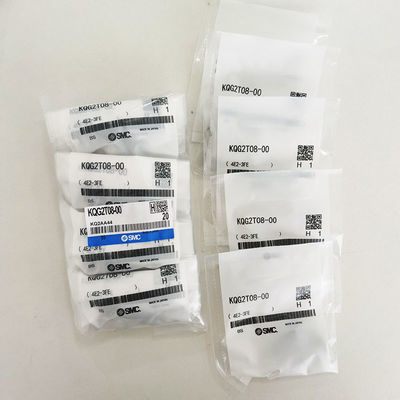 SMC KQG2T08-00 أنابيب الهواء ملحقة ملحقة ذات لمسة واحدة ملحقات هوائية O.D 8mm