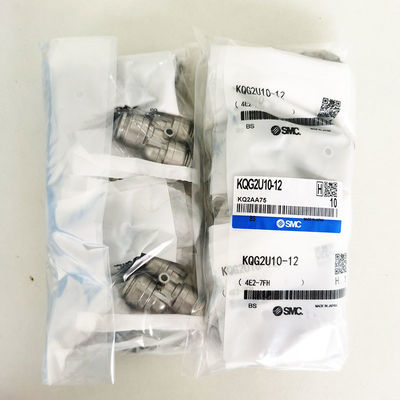 SMC KQG2U10-12 12mm التوصيلات الهوائية المتصلة بالخيوط لأنابيب الهواء