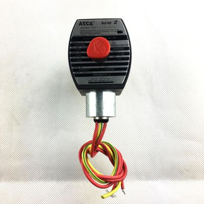 ASCO SCB320B174.230/50 NPT1 / 4 3 / 2 جسم النحاس العالمي NBR سلسلة 320 الصمامات الكهربائية المتحركة مباشرة