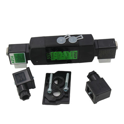 صمام ASCO Solenoid 551 SCG551A002MS وصلة لوحة الملف المزدوج