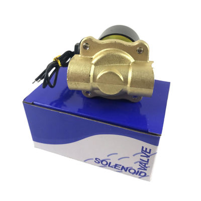 3/4 بوصة 2W200-20 NPT الماء الهواء النحاس الصمام الكهربائي NC 2 طريق