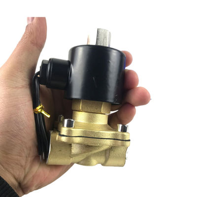 3/4 بوصة 2W200-20 NPT الماء الهواء النحاس الصمام الكهربائي NC 2 طريق