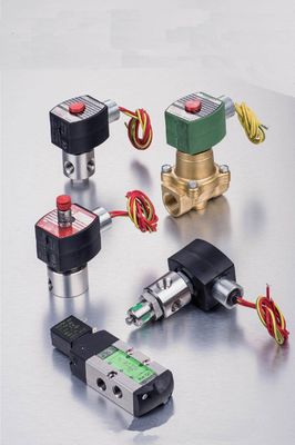 NF8551B402MO-24VDC 1/4 بوصة Asco 4 طريق الصمام الكهربائي 2 PSI الحد الأدنى للعمل