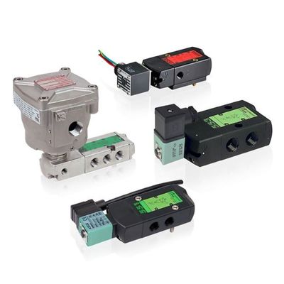 ASCO NF8551B402MO-24VDC الصمام الكهربائي المتحكم به الطيار 3/2 - 5/2