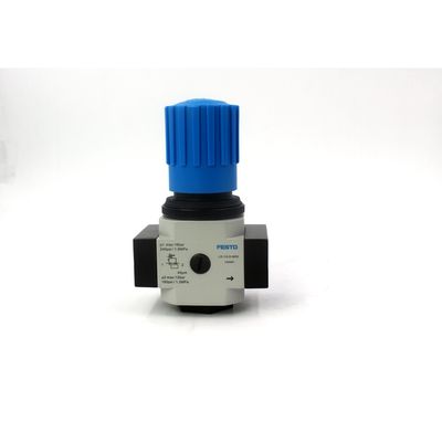 LR-1/4-D-MIDI 186451 LR-1/4-D-MIDI-MPA 8002368 FESTO صمام تنظيم الضغط من سبيكة الزنك مع مقياس ضغط 0.5-12 بار نظام تنظيم فلتر الهواء المدمج مع أداء محسن