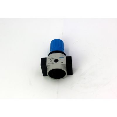 فيستو LR-1/8-D-7-MINI 162582 LR-1/8-D-7-MINI-MPA 8002288 صمام تنظيم الضغط من سبيكة الزنك مع مقياس ضغط 0.5-7 بار