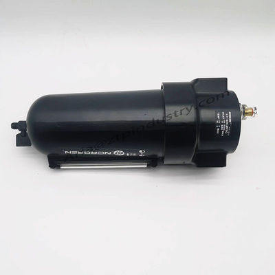 L17-600-MP9G، مُزلق الضباب المجهري، منفذ NPT بـ 3/4 بوصة، وعاء معدني، مع تصريف