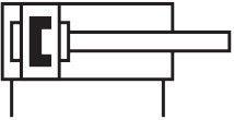 أسطوانة FESTO ، عصا المكبس ، مع خيط داخلي ADVU-12-5-P-A