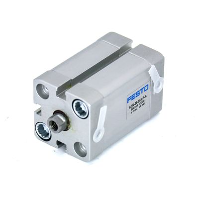 ADN-16-15-A-P-A 536221 ضيقة مزدوجة التأثير الهوائية سلندر ضربة 15mm ألومنيوم عصا البستون الوزن ذكر خيط