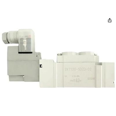 SMC SY7120-5LZD-C6 الصمام الكهربائي 2 موقف واحد لمسة واحدة الحجم المرفق ø6 DC24V