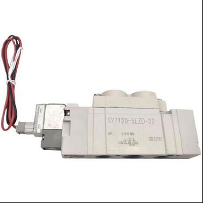 SMC SY7120-5LZD-C6 الصمام الكهربائي 2 موقف واحد لمسة واحدة الحجم المرفق ø6 DC24V