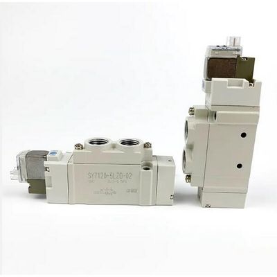 SMC SY7120-5LZD-C6 الصمام الكهربائي 2 موقف واحد لمسة واحدة الحجم المرفق ø6 DC24V