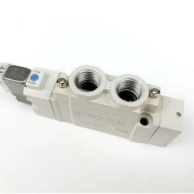 SY7120-5LZD-C4 صمام الموليد الجهازي الهوائي SMC حجم منفذ التثبيت لمسة واحدة Ø4 DC24V 2 موقع واحد