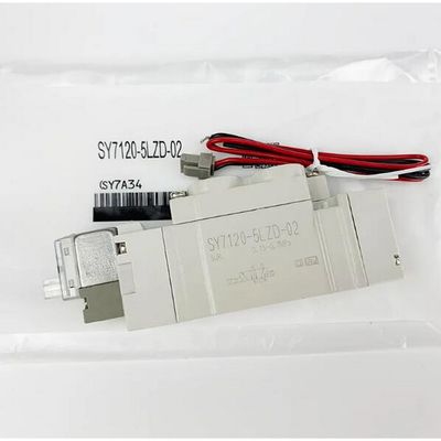 SY7120-5LZD-C4 صمام الموليد الجهازي الهوائي SMC حجم منفذ التثبيت لمسة واحدة Ø4 DC24V 2 موقع واحد