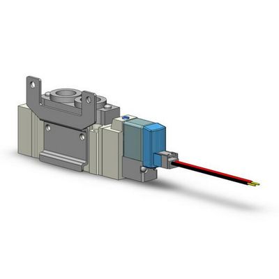 الصمام الكهربائي SMC SY5320-5LZD-C6 DC12V حجم منفذ تثبيت لمسة واحدة ø6 3 مركز موقف مغلق