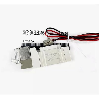 SMC SY5220-5LZD-C6 الصمام الكهربائي ذات اللمسة الواحدة حجم منفذ الوصول ø6 DC24V 2 وضع مزدوج