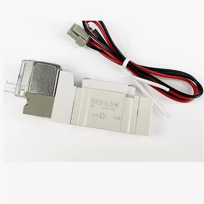 SMC SY5220-5LZD-C6 الصمام الكهربائي ذات اللمسة الواحدة حجم منفذ الوصول ø6 DC24V 2 وضع مزدوج