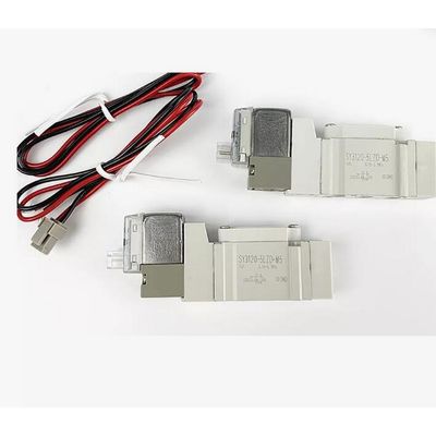 SY5220-6LZD-C4 الصمام الكهربائي SMC 2 موقف مزدوج DC12V حجم منفذ تثبيت لمسة واحدة Ø4