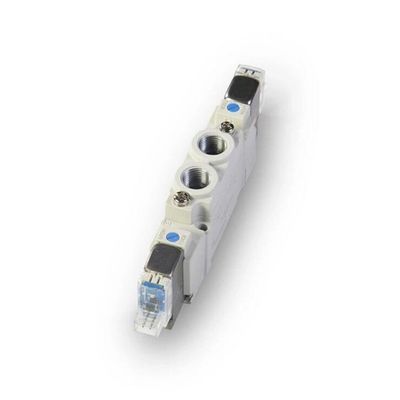 SMC SY5220-6LZD-01 DC12V حجم منفذ 1/8 نفاثة الصمام الكهربائي المضاد للطاقة الشمسية خط الأنابيب 2 الموقف مزدوج