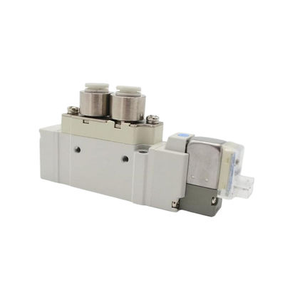 الصمام الكهربائي SY5120-6LZD-C4 SMCOمصمم لمسة واحدة حجم منفذ ø4 DC12V 2 موقع واحد