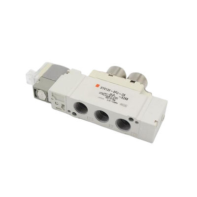 الصمام الكهربائي SY5120-5LZD-C4 SMC حجم منفذ التثبيت لمسة واحدة Ø4 DC24V 2 موقف واحد