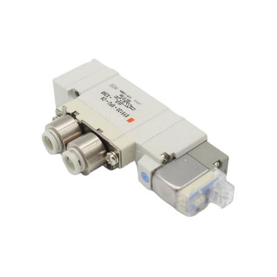الصمام الكهربائي SY5120-5LZD-C4 SMC حجم منفذ التثبيت لمسة واحدة Ø4 DC24V 2 موقف واحد