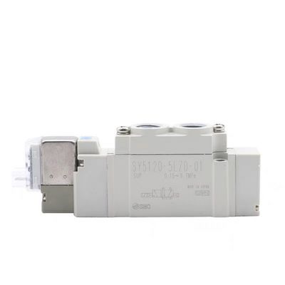 الصمام الكهربائي SY5120-5LZD-01 SMC2 موقف واحد DC24V حجم منفذ 1/8 خيط أنابيب