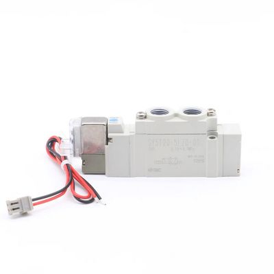 الصمام الكهربائي SY5120-5LZD-01 SMC2 موقف واحد DC24V حجم منفذ 1/8 خيط أنابيب