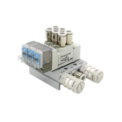 SY3320-6LZD-C8 SMC الصمام الكهربائي 3 موقف مركز مغلق DC12V حجم منفذ Ø8