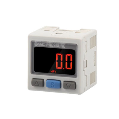 SMC ZSE30A-01-B مفتاح الضغط الرقمي ضغط الفراغ R1/8 شاشة ملونة PNP مفتوحة الجمع 2 مخرجات
