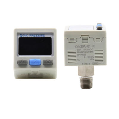 ZSE30A-01-C SMC مفتاح الضغط الرقمي ضغط الفراغ R1/8 شاشة ملونة PNP مفتوحة الجمع 2 مخرجات