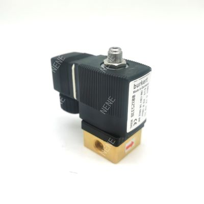BURKERT الصمام الكهرومغناطيسي 00126195 6014 D مفتوح بشكل طبيعي G1/8 1.5 فتحة التدفق DC24V 8W