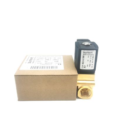 00126201 6014 D عادة ما يكون صمام بركرت الكهرومغناطيسي مفتوح G1/8 2.0 فتحة التدفق AC220V 8W جسم صمام النحاس 32 * 32 0 ~ 10bar