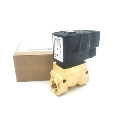 00126201 6014 D عادة ما يكون صمام بركرت الكهرومغناطيسي مفتوح G1/8 2.0 فتحة التدفق AC220V 8W جسم صمام النحاس 32 * 32 0 ~ 10bar