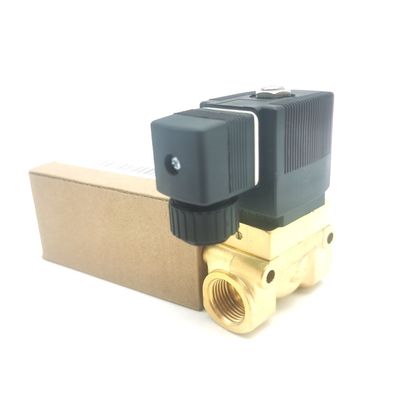 00126201 6014 D عادة ما يكون صمام بركرت الكهرومغناطيسي مفتوح G1/8 2.0 فتحة التدفق AC220V 8W جسم صمام النحاس 32 * 32 0 ~ 10bar