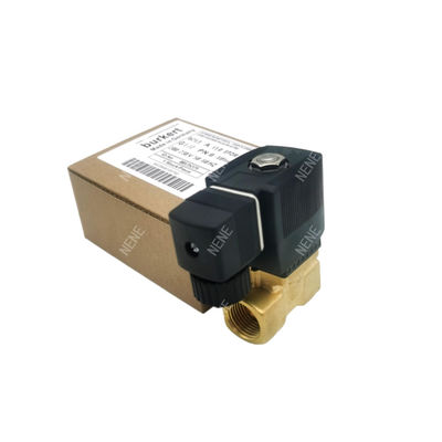 بوركرت 00126208 صمام الكهربائي 6014 D مفتوح بشكل طبيعي G1/4 2.5 فتحة التدفق AC220V 0 ~ 6bar