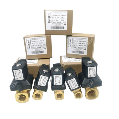 صمام بيركرت الكهربائي 00126217 6014 C مغلق بشكل طبيعي G1/8 1.5 فتحة التدفق AC24V 8W جسم صمام الفولاذ المقاوم للصدأ 0 ~ 16bar