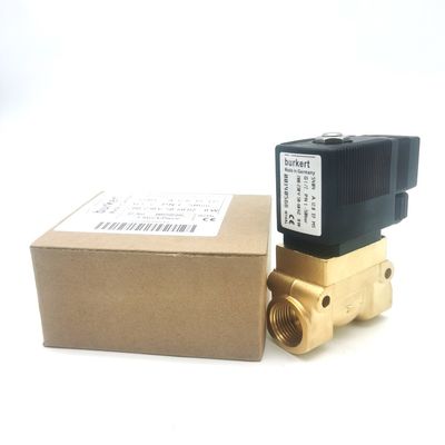 00126220 الصمام الكهربائي 6014 C مغلق بشكل طبيعي G1/8 2.0 فتحة التدفق DC24V 8W جسم صمام الفولاذ المقاوم للصدأ 0 ~ 10bar