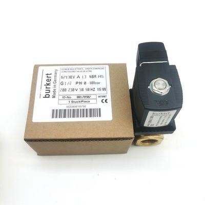 00126204 6014 D الصمام الكهربائي النحاسي بوركرت مفتوح بشكل طبيعي G1/8 2.5 فتحة التدفق AC220V 8W