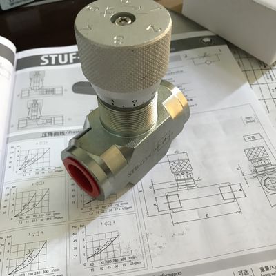 صمام التدفق الدقيق مع مقياس STB-G1/4 STB-G3/8 STB-G3/4 STB-G1 صمام التدفق الهيدروليكي