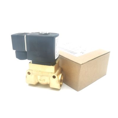 بوركرت 00132865 AC24V صمام الكهربائي المباشر G1/8 6014 C مغلق عادة 0 ~ 25bar 3/2 Way جسم النحاس