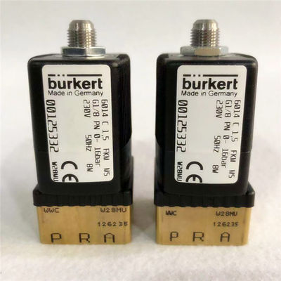 NBR Seal Brass Body Burkert صمام التحكم في الصمام الكهربائي 00125332 6014