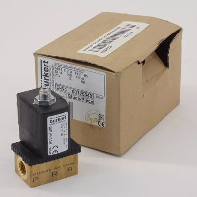 أنظمة تحكم السوائل Burkert - 125348 - صمام سولينويد، 6014 00125348