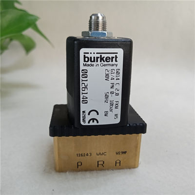 صمام بوركرت 6014C 2.0 FKM G1/4 PN 0-10bar 230V 00126140