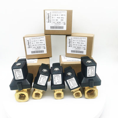 "00125342 ± 10% تحمل الجهد NBR Seal Burkert Solenoid Control Valve