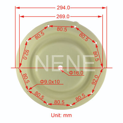 إنجرسول راند 1.5 " بوصة 94615-A 94617 سانتوبرين/PTFE مجموعة الحجاب الحاجز 666152-281-C 666152-2EB-C